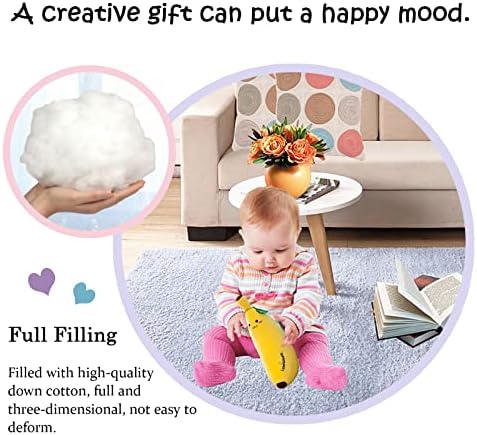 Banana Plush Pillow Stuffed Plushie for Kids 137 Inch