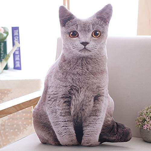 196 Inch Cat Shape Plush Pillow Stuffed Animal Toy