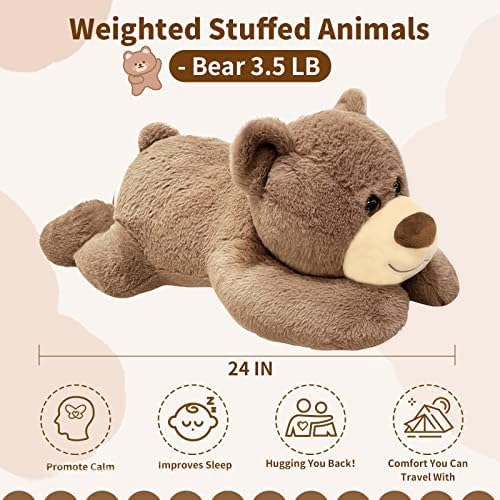 Mewkou 35 LB Weighted Bear Plush Toy
