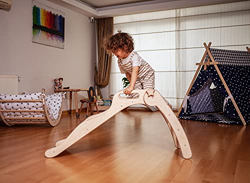 Kidodido Montessori Wooden Freestanding Slide