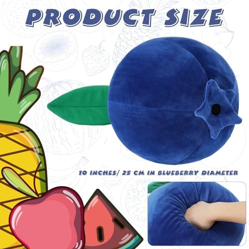 Beeveer Cute Blueberry Plush Pillow Kawaii Hugging Toy