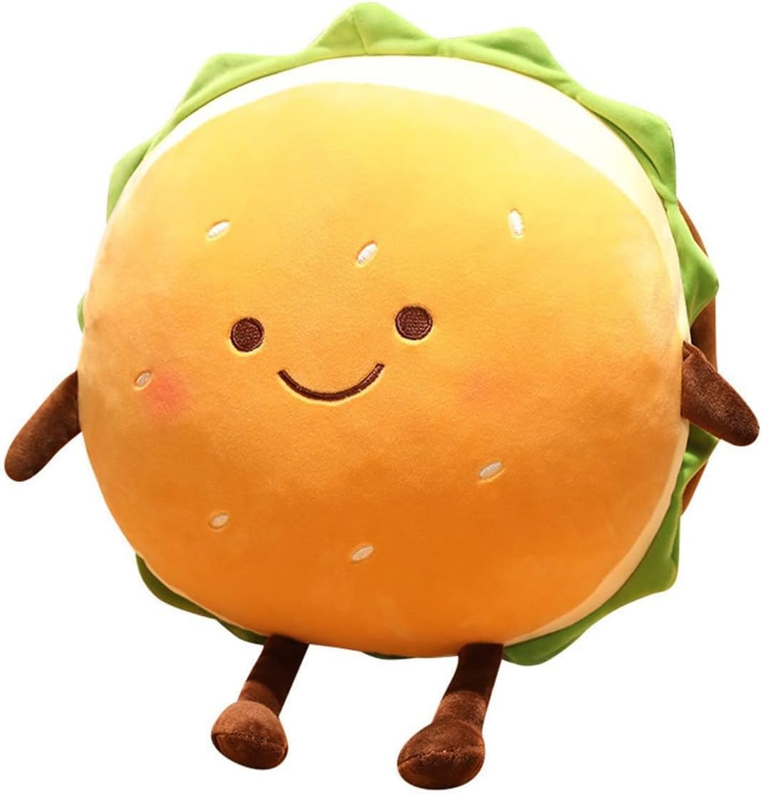 Goylmc Hamburger Plush Toy - 6 Inch Cute Room Decor