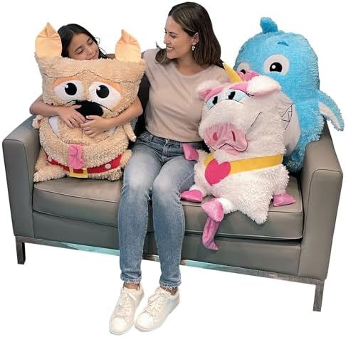 Shamzees Unicorn Plush Pillow Cover for Kids