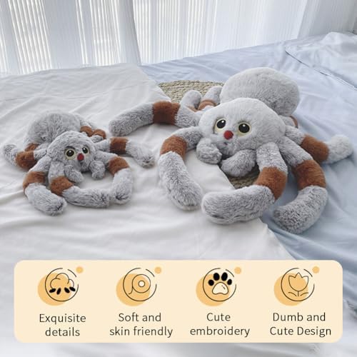 Cute Red Nose Spider Plush Throw Pillow