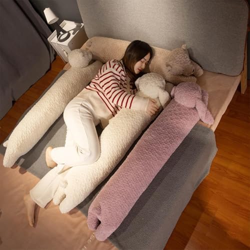 Hofun4U Rabbit Plush Pillow - 47 Inch White 1