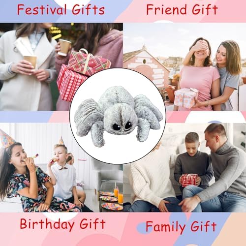 Jumping Spider Plush Pillow for Kids