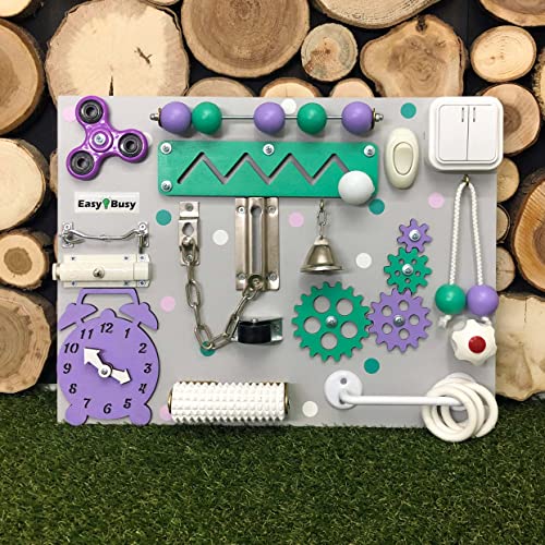 1 2 3 Year Old Girl Gift Busy Board