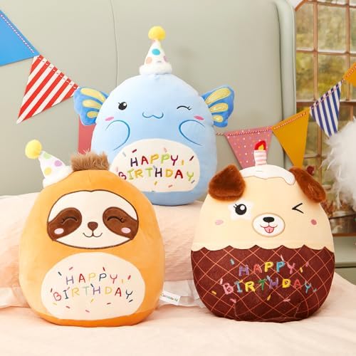 CozyWorld 15 Birthday Sloth Plush Pillow