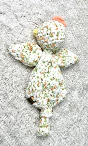 Handmade Crochet Marigold Chicken Snuggler Baby Blanket
