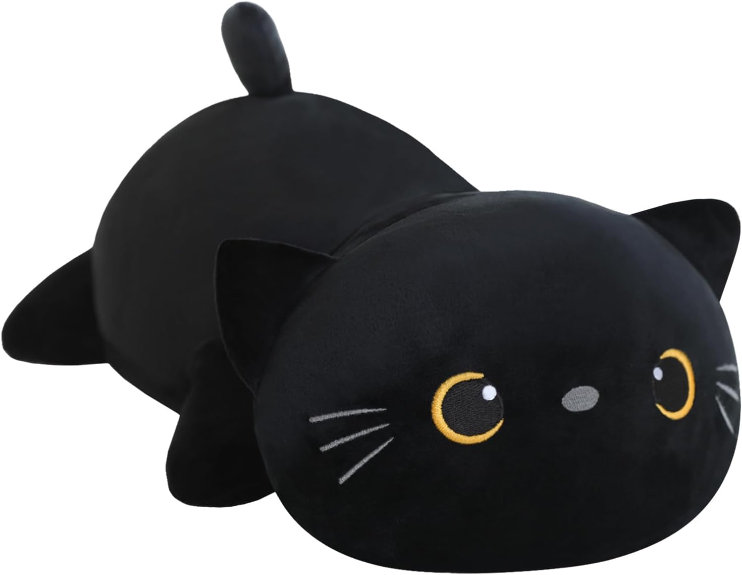 SQEQE Weighted Black Cat Plush 138 Inch 16 Lbs