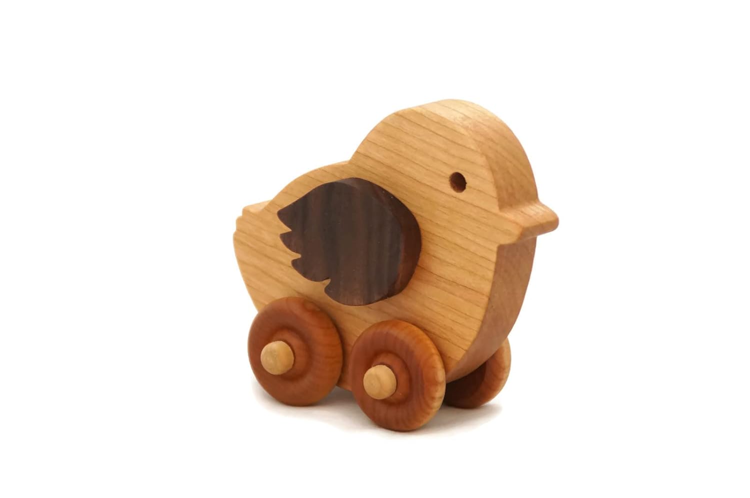 Wooden Toy Chicken Car by Little Wooden Wonders 1