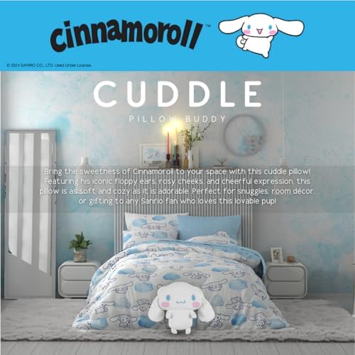 Franco Cinnamoroll Plush Cuddle Pillow - Soft Cozy Decor