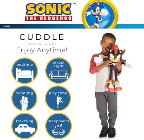 Franco Shadow The Hedgehog Plush Cuddle Pillow