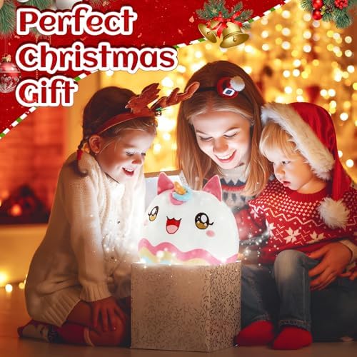 Dongying Christmas Unicorn Plush Pillow