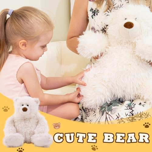 42 lbs Polar Bear Weighted Plush Pillow