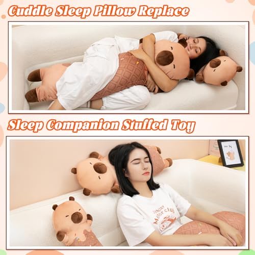 MINISO Capybara Plush Pillow Stuffed Animal 20 Inch