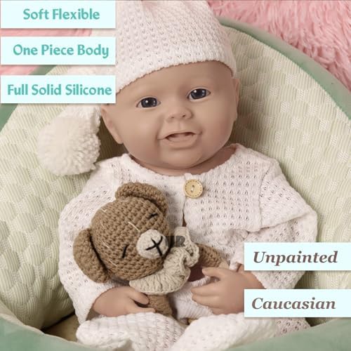 Oppaionaho 18 Inch Silicone Reborn Baby Doll Girl
