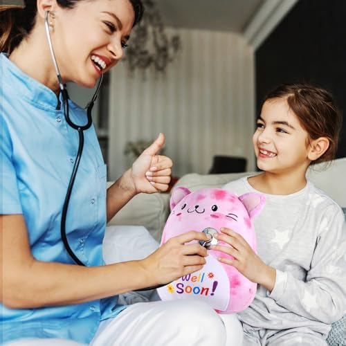 Get Well Soon Cat Plush Hug Pillow Toy Gift