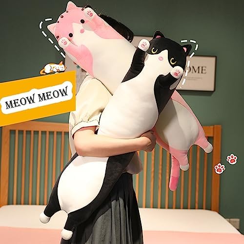 Werdast Black Cat Plush Pillow 18 Inches