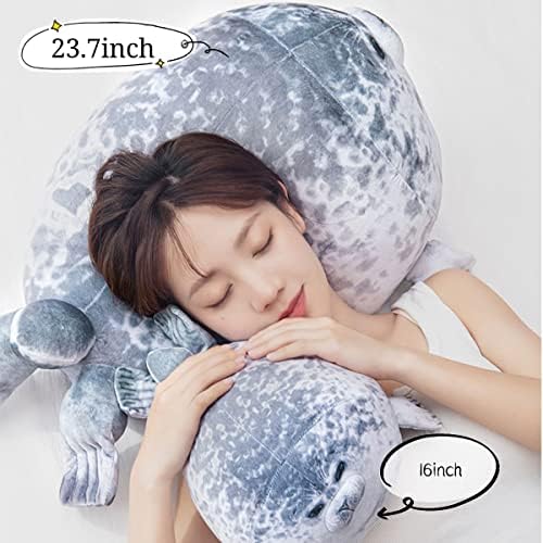 YESGIRL 237 Inch Seal Plush Pillow - Soft Stuffed Animal Toy