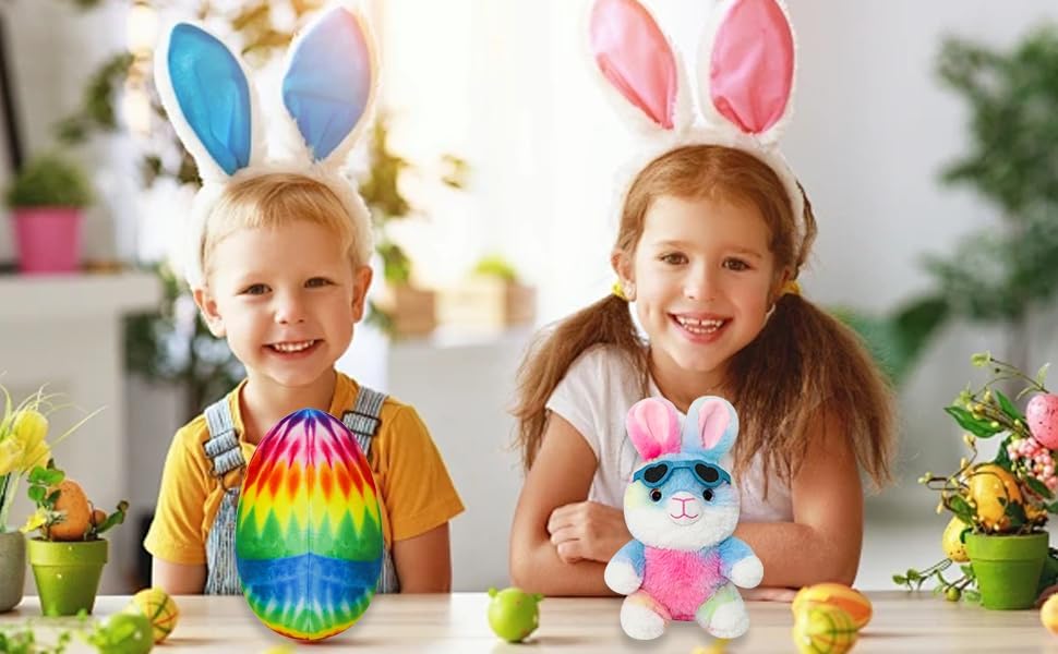 Easter Bunny Egg Toy with Hidden Zipper