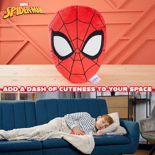 Disney 3D Plush Pillow for Kids - Red Spiderman Design