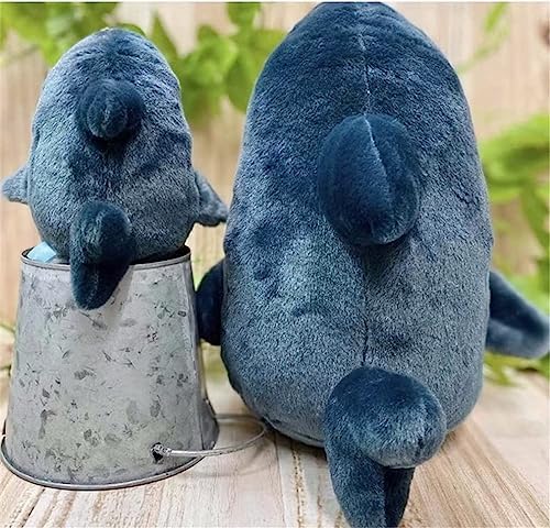 Shark Cat Plush Toy Cute Kawaii Stuffed Animal Pillow Blue 8inch
