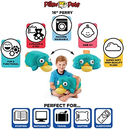 Disney Perry the Platypus Pillow Pet - 16 Inch Plush Stuffed Animal
