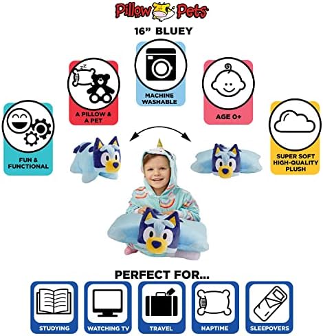 Pillow Pets Bluey Plush Pillow Toy