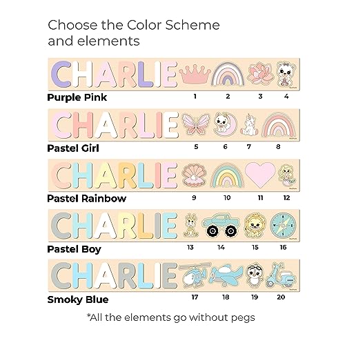 Personalized Wooden Name Puzzle for Baby 1