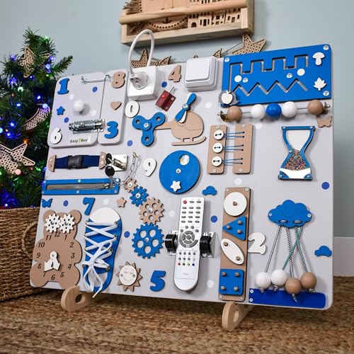 1-2-3 Year Old Toy Busy Board Montessori Learning Kit