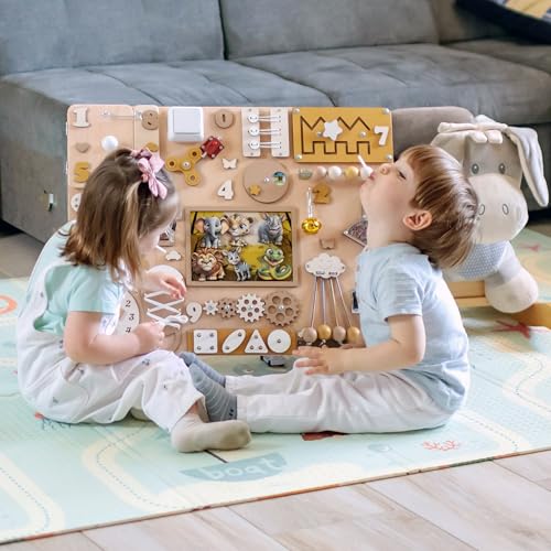 Safari Magnetic Busy Board L for Toddlers