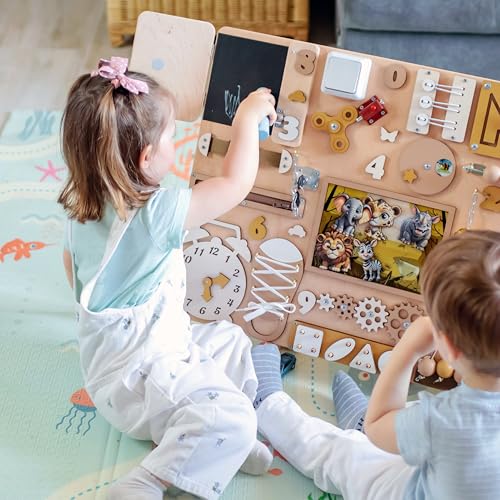 Safari Magnetic Busy Board L for Toddlers