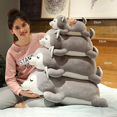 ERDAO Husky Plush Pillow for Kids and Adults 137 Inch