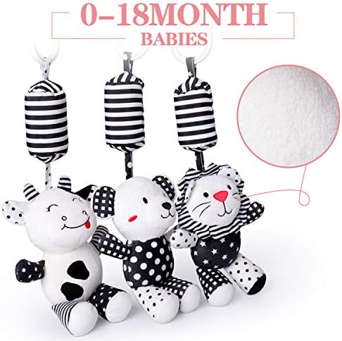 Rolimate Baby Cartoon Animal Stuffed Rattle