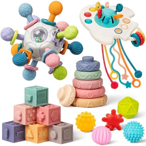 Jyusmile 5 in 1 Montessori Baby Toy Set