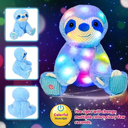 Cuteoy Blue Sloth Light-up Plush Toy 105 Inch 1