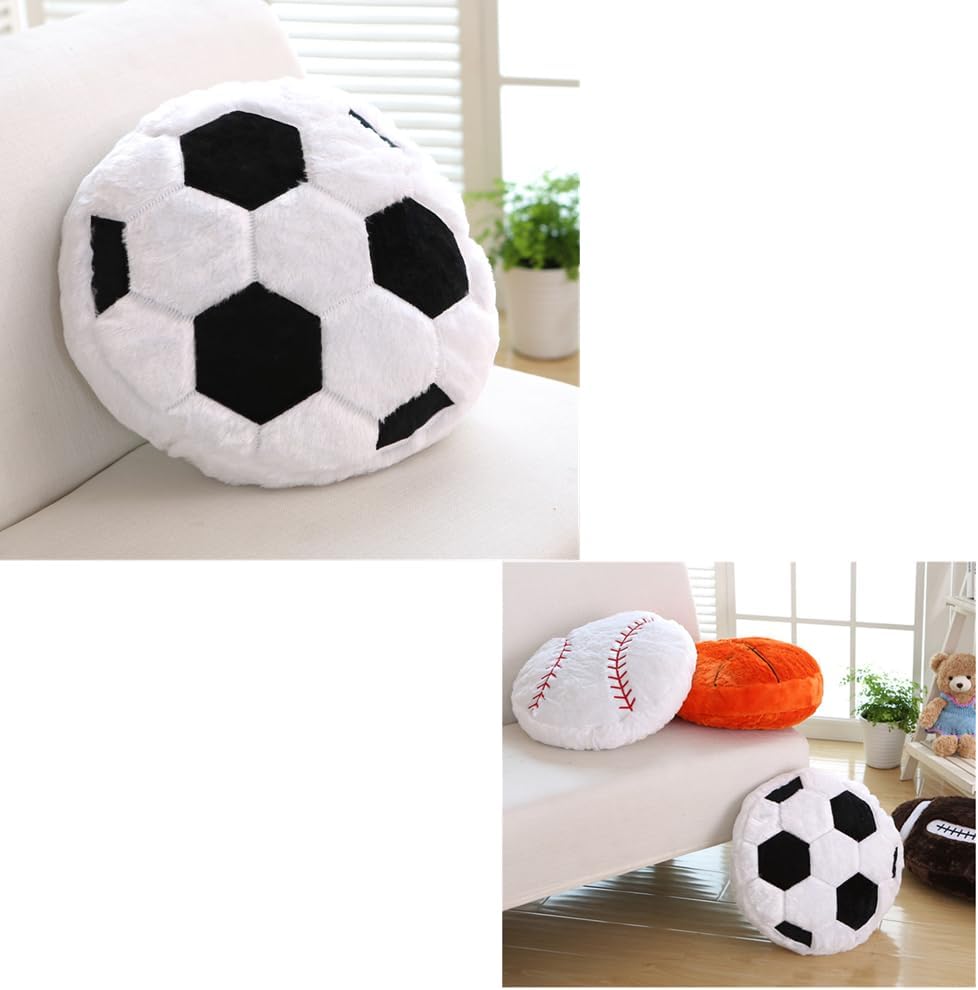 14inch Fluffy Soccer Ball Plush Pillow Soft Durable