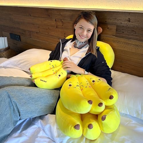 Hofun4U Banana Plush Pillow - 13 Inch Cute Stuffed Animal