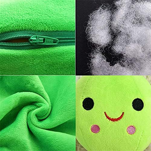 AOQI Giant Peas in a Pod Plush Pillow Set