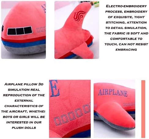 157 Blue Airplane Plush Pillow Toy for Kids 1