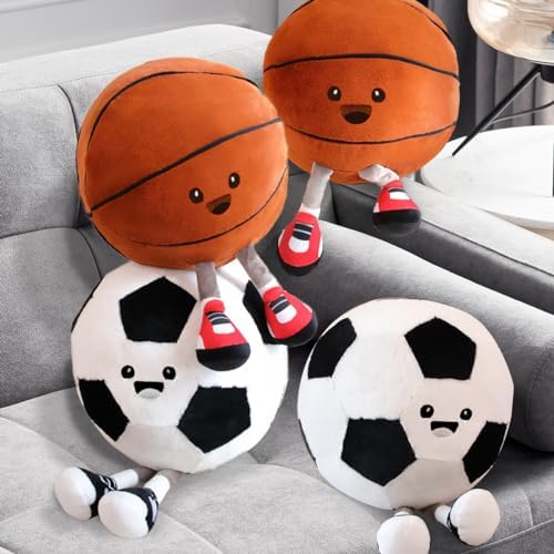 Cute Basketball Plush Pillow Toy for Kids