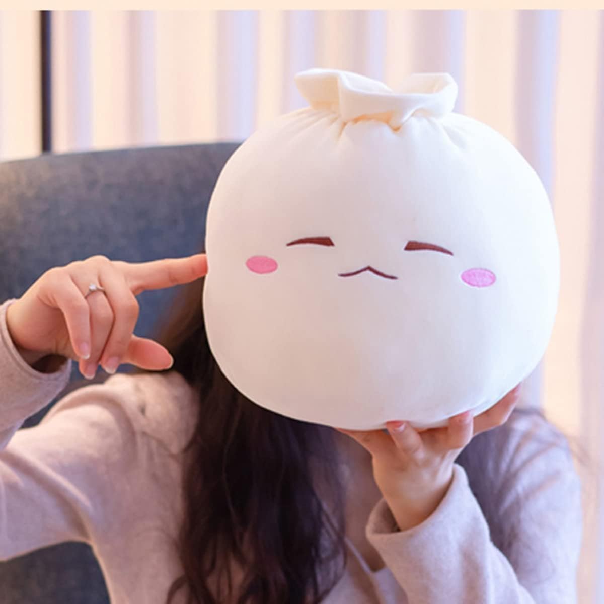 Yoholto Dumpling Plush Pillow Frown 63x122in
