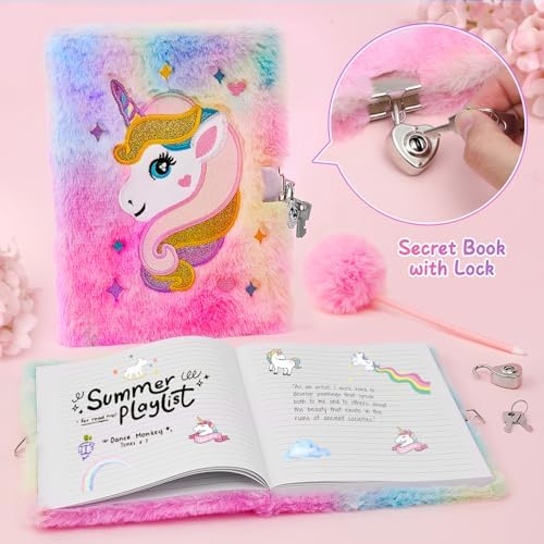 Tacobear Unicorn Gift Set for Girls 6-10 Years