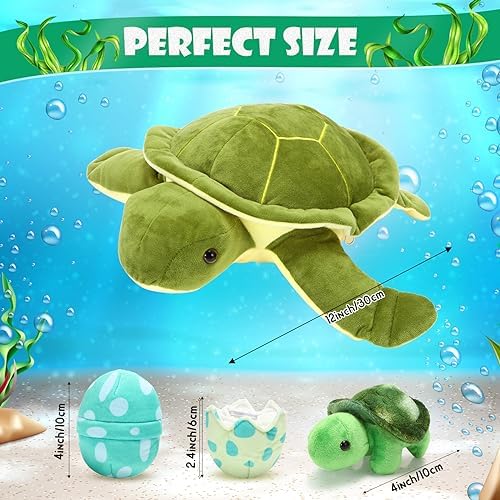 Aoriher 6 Piece Turtle Plush Animal Set