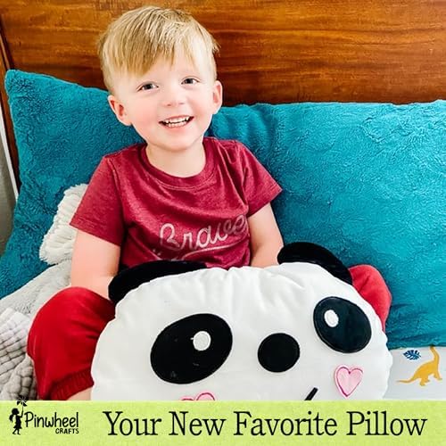 Beginner Sewing Kit for Kids 8-12 - Panda Pillow DIY Craft