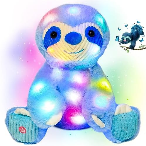 Cuteoy Blue Sloth Light-up Plush Toy 105 Inch 1