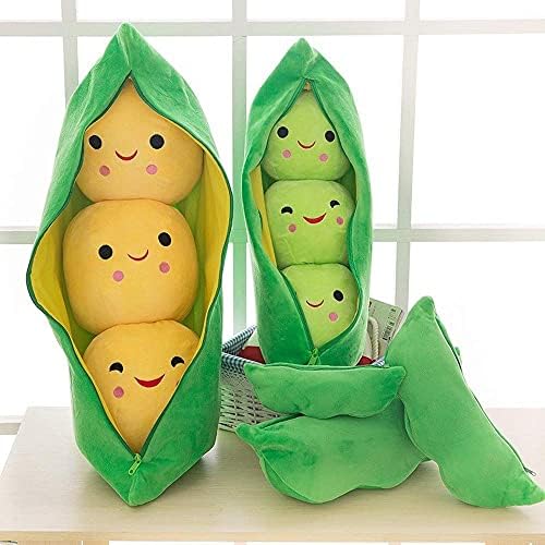 AOQI Giant Peas in a Pod Plush Pillow Set