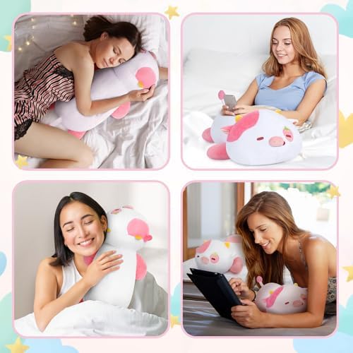 Mewaii Weighted Strawberry Cow Plush 40 Lbs
