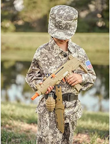 GIFTINBOX Kids Army Soldier Costume Set for Boys 3-12